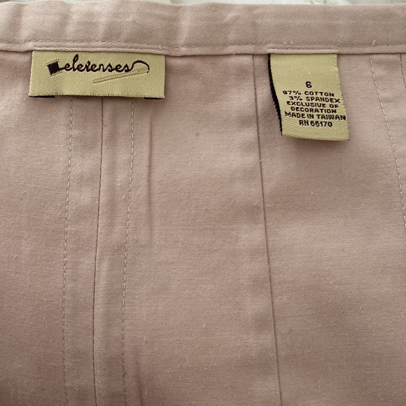 Anthropologie Elevenses Blush A-Line Skirt Sz 6 - Picture 3 of 6